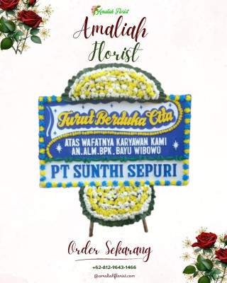 Papan Bunga Duka di Carenang